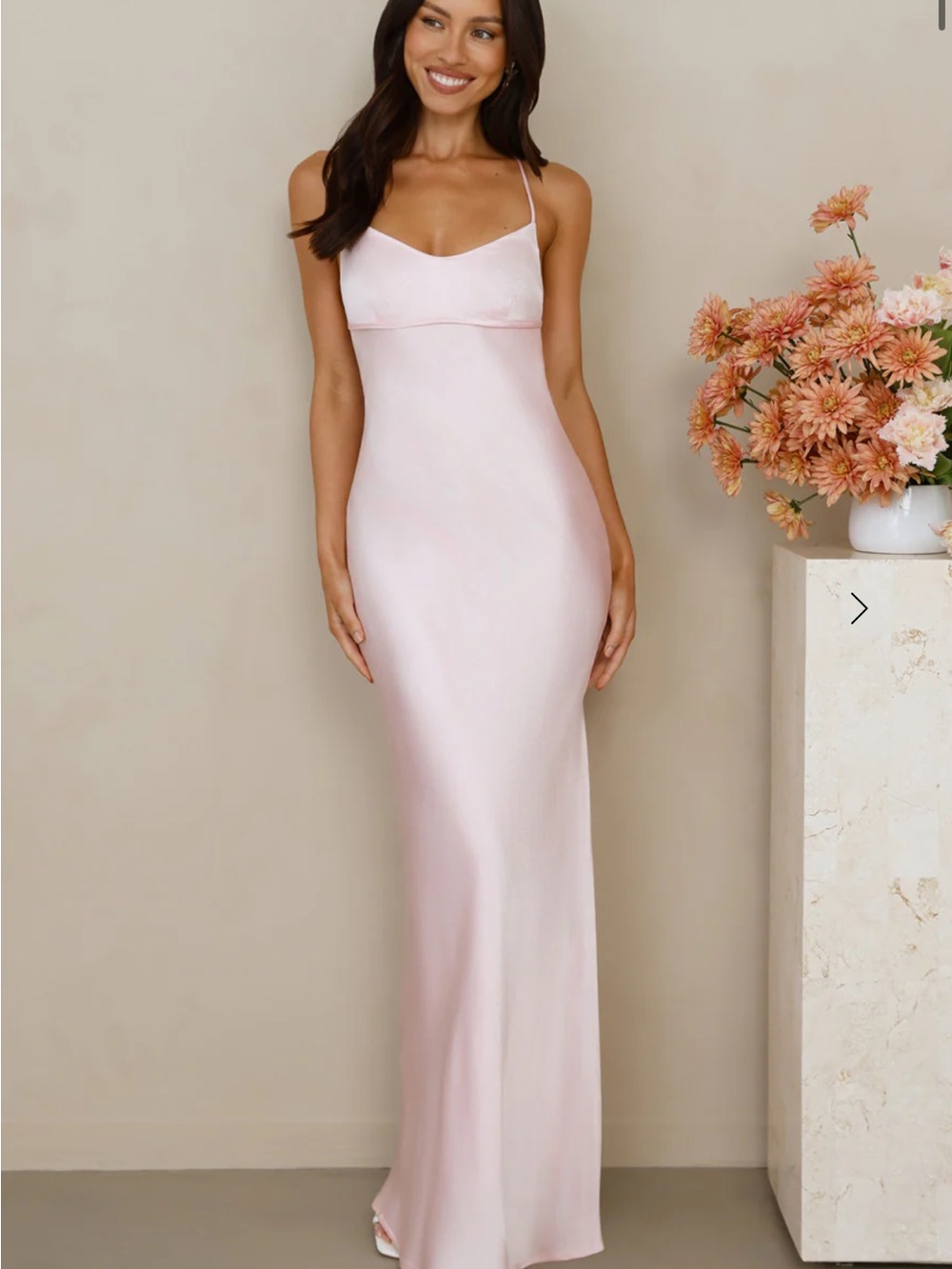 Hello Molly The Samara Satin Maxi Slip Dress